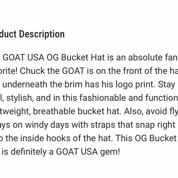 GOAT USA OG pink bucket hat & stickers! - Picture 5 of 9